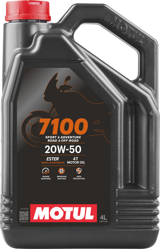 Motors Oil 20W50 4T 4L for motorsykler [Motul]