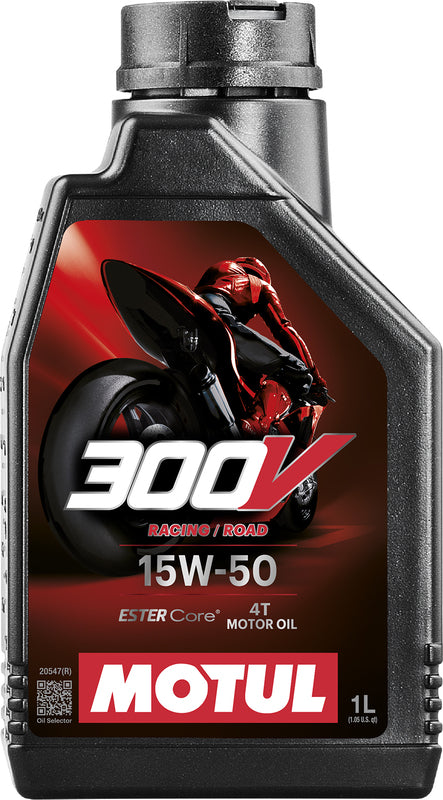 Motorolje 15W50 4T Road Racing 1L - Motul 300V Fabrikklinje