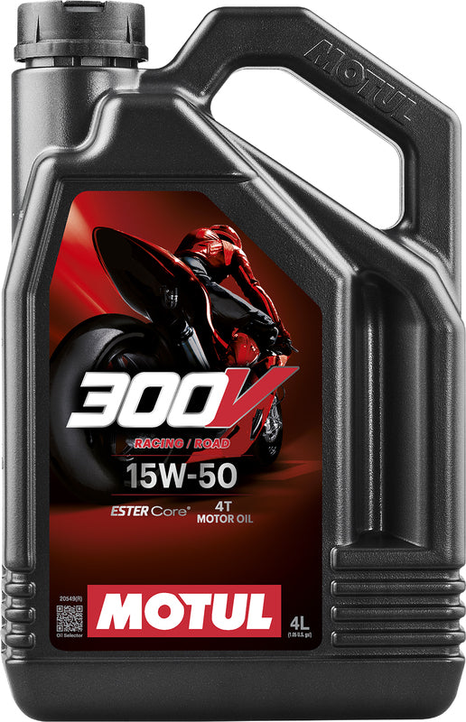 300V Fabrikklinje 4T 15W50 Motorolje 4L [Motul]