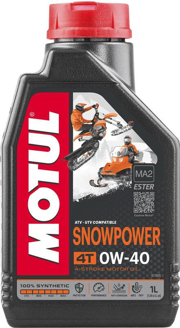 Motorolje 0W40 4T for snøscootere 1L [MOTUL]