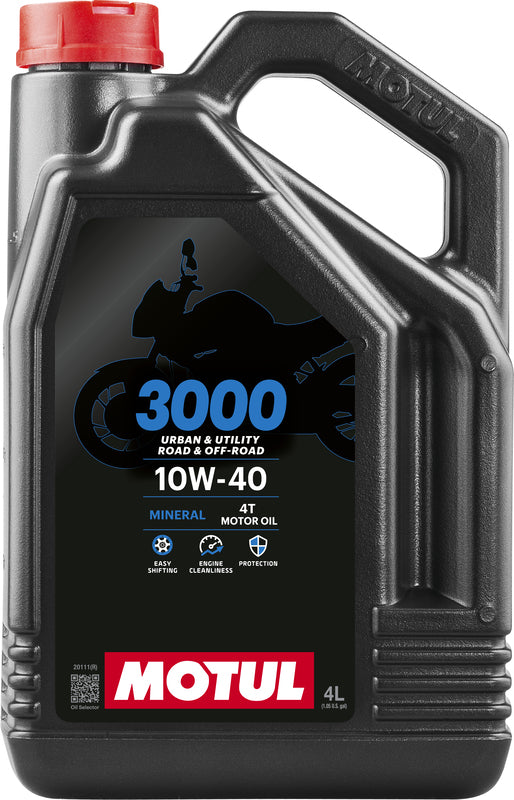 Motorolje 10W40 4L for 4-takts motorsykler [Motul]