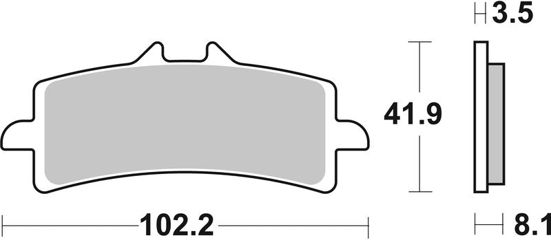 Suzuki Gsx S1000Gx [BREMBO] - Bremseklosser TYPE 07BB37 SR Sinter - Sport
