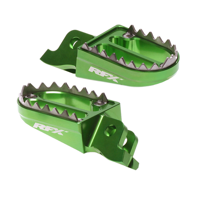 Kawasaki Kx 250 [RFX] - Pro 2 fotpinner (grønn) - Kawasaki KXF250/450