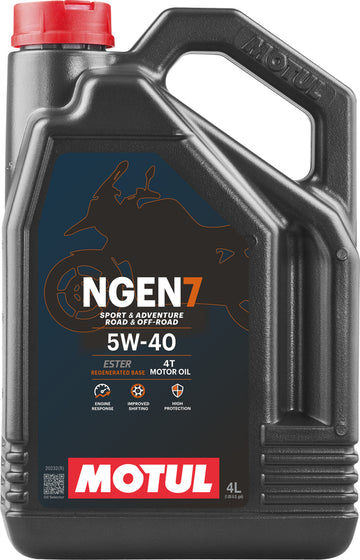 Motorolje 5W-40 4T 4L for motorsykler [Motul]