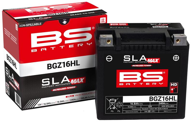 Harley Davidson Fxlrs [BS BATTERY] - SLA vedlikeholdsfri batterifabrikk aktivert - BGZ16HL