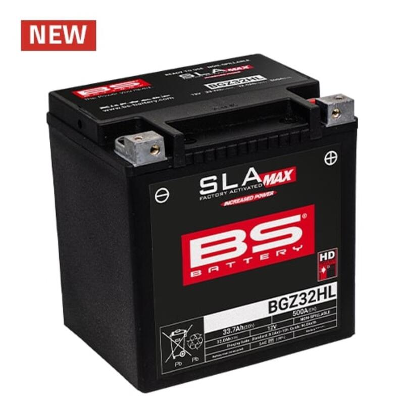 Harley Davidson Flhx [BS BATTERY] - SLA vedlikeholdsfri batterifabrikk aktivert - BGZ32HL