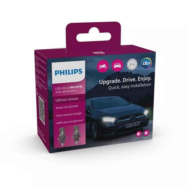 Yamaha Tdm 850 [PHILIPS] - H4 Ultinon Access Moto pære 12V/55W - 1 stk.