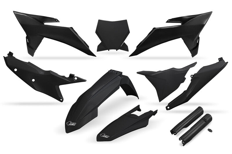 Ktm Sx 250 [UFO] - Standard plastsett uten gaffelbeskyttere - Sort