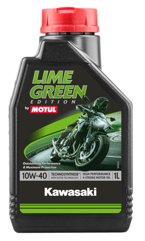 Motorolje 10W40 4L for Kawasaki 4T - MOTUL