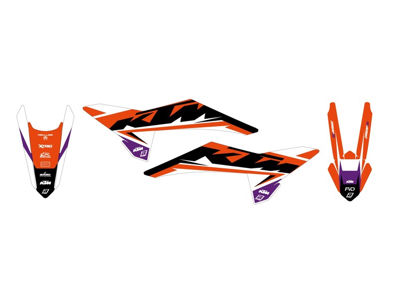 Ktm Sx-F 250 [BLACKBIRD] - Dream Graphic 5 dekorasjonssett