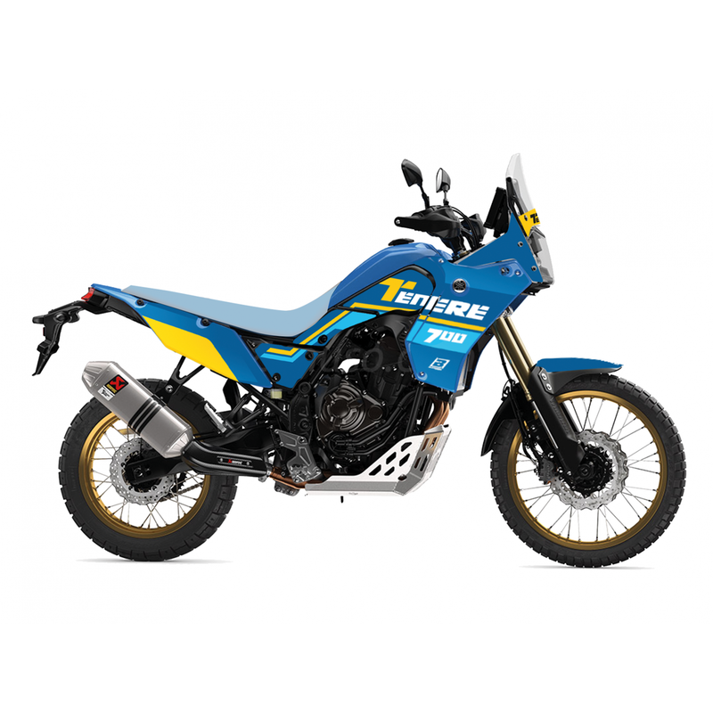 Yamaha Ténéré 700 [BLACKBIRD] – Rally Ride Graphics Kit – Blå
