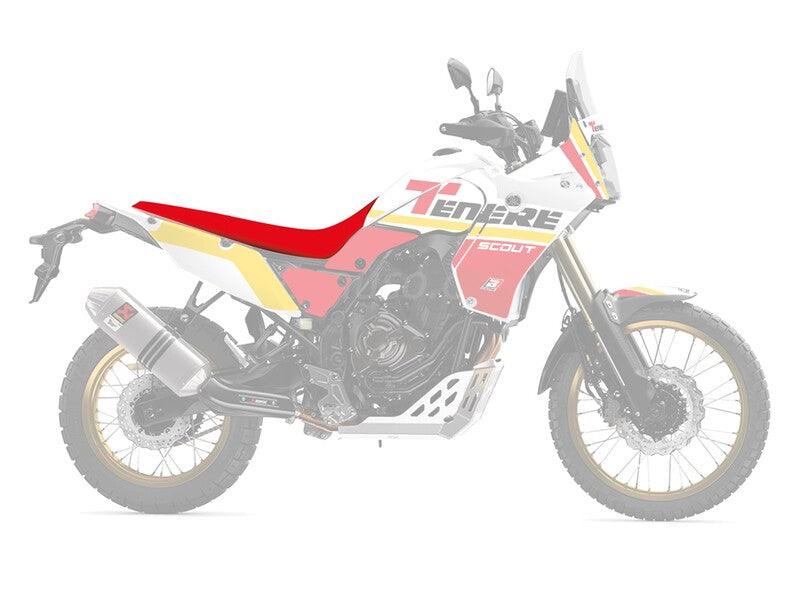 Yamaha Tenere 700 [BLACKBIRD] - Rally Ride Setetrekk - Svart/Rød - 2 stk.