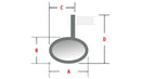 Moto Guzzi V85 TT V85TT [Highsider] - Styret Ditch Mirror-3