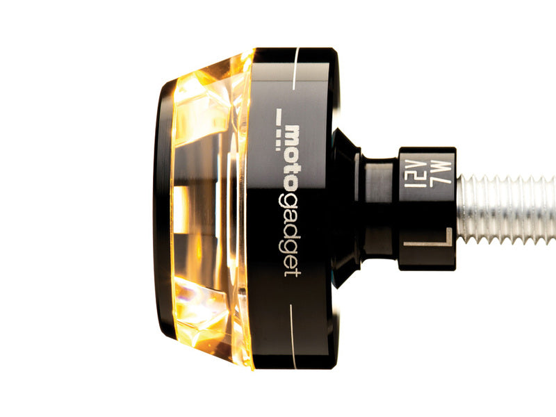 Keeperendblinker mo.blaze plate svart venstre [motogadget]