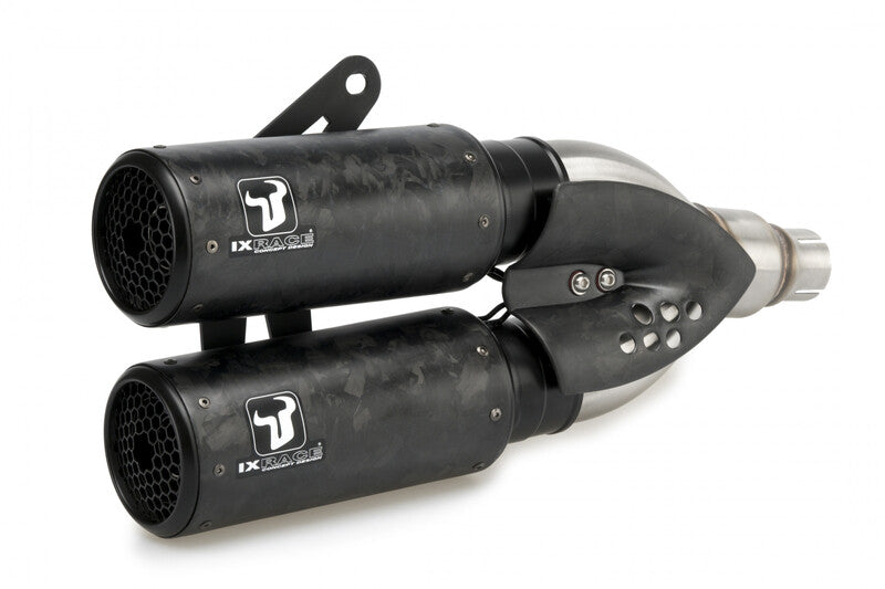 Honda X-Adv [IXRACE] - DCX2 Karbonsmidd bakre lyddemper, X-ADV 750, 17-