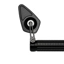 Mo.View Blade Flip Motorcycle Mirror, Diamond, Black [Motogadget]-3