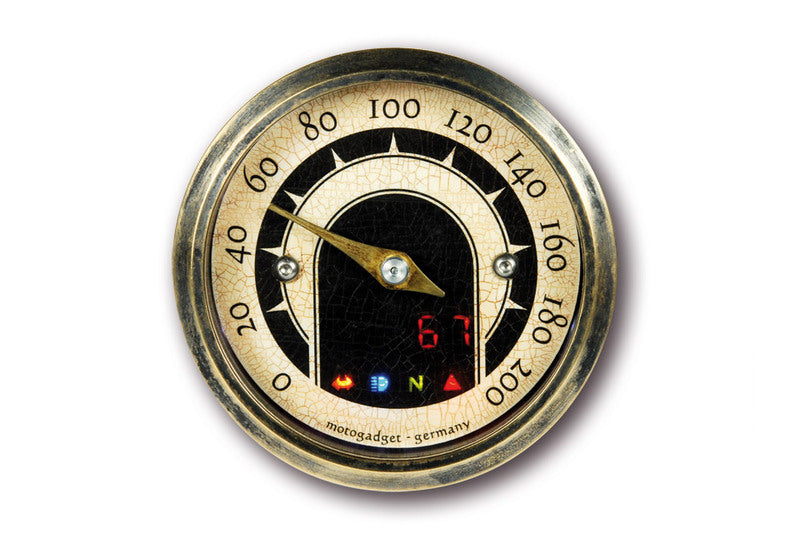 Analog Tascho MST Vintage messingring for motorsykler [Motogadget]