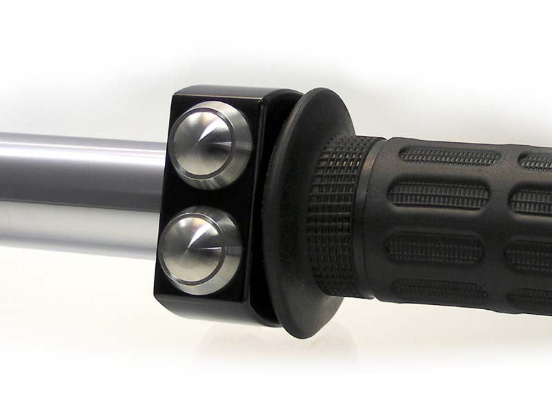 Motorsykkel styret Switch 22mm svart rustfritt stål - Motogadget