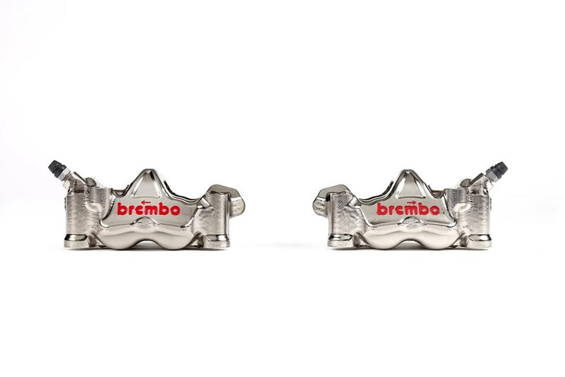 Yamaha Sp [BREMBO RACING] - Par GP4RX - 18 mm bremsekalipere (CNC-maskinert - forkrommet) (med klosser)