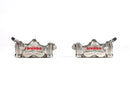 Kawasaki Zr 400 [BREMBO RACING] - Par GP4RX - 18 mm bremsekalipere (CNC-maskinert - forkrommet) (med klosser)