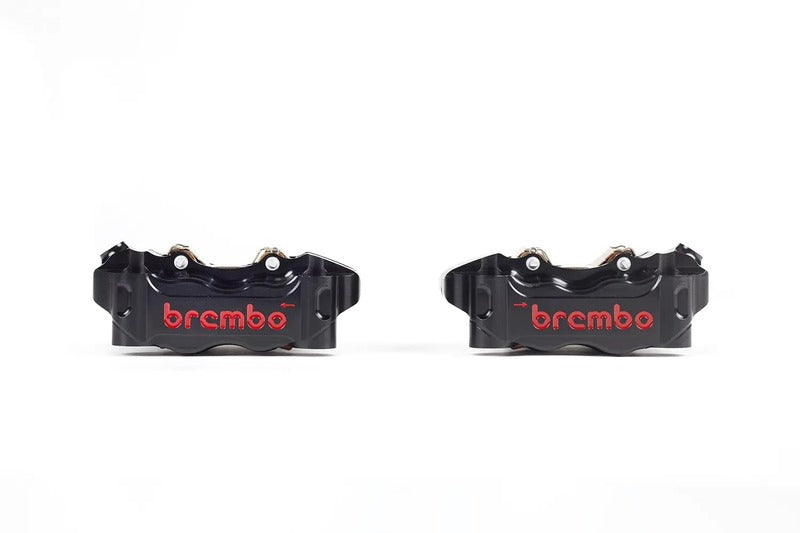 Aprilia Tuono V4 R [BREMBO RACING] - OPPGRADERING GP4-RB 4-stempel bremsekalipere (par) foran, Ø 30/34 mm