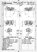 Hyperstrada 821 [BREMBO RACING] - OPPGRADERING GP4-RB 4-stempel bremsekalipere (par) foran, Ø 30/34 mm