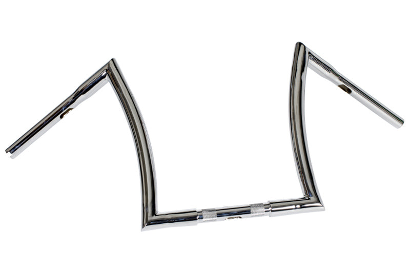 Harley Davidson XL1200X [HIGHWAY HAWK] - Bad Ape 1 tommers styre med 3 hull, 800 mm bred 360 mm høy, krom