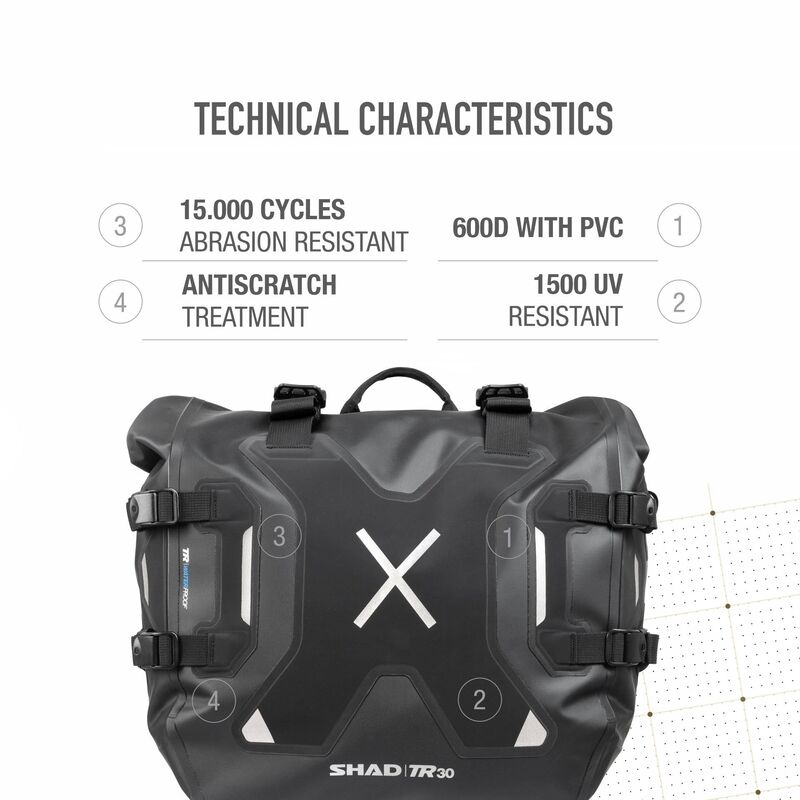 Honda X-Adv [SHAD] - Vanntette vesker Terra TR30