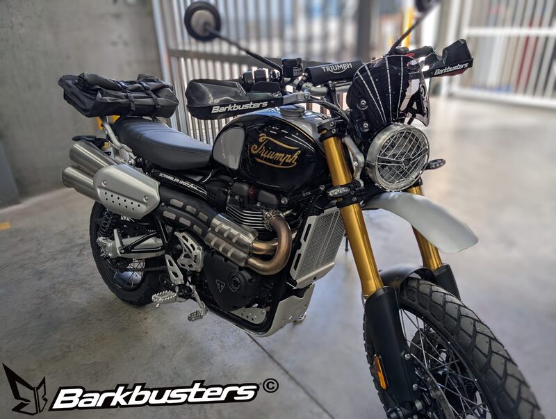 Triumph Scrambler 1200 [BARKBUSTERS] - Maskinvaresett med topunktsfeste