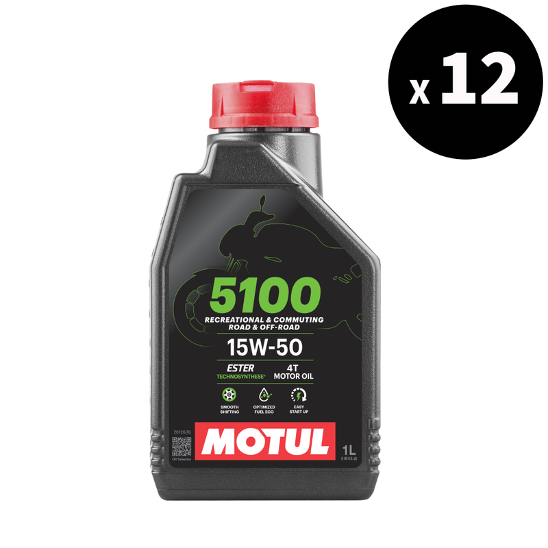 5100 4T Motorolje 15W50 1L 12er Pack [Motul]