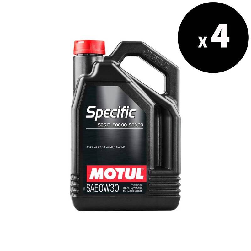 Spesifikk motorolje 0W30 5L 4-pack [Motul]