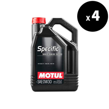 Spesifikk motorolje 0W30 5L 4-pack [Motul]