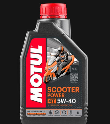 Motorsykkeloljesett 5W-40 for Scooter, 12x1l [Motul]