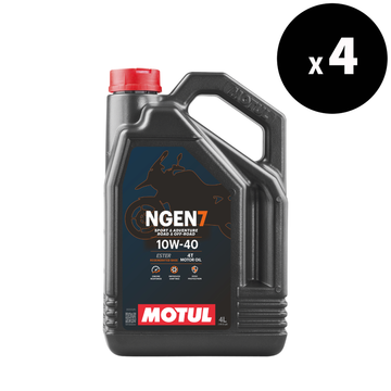 NGen 7 4T Motor Oil 10W-40, 4L Four-Pack [Motul]