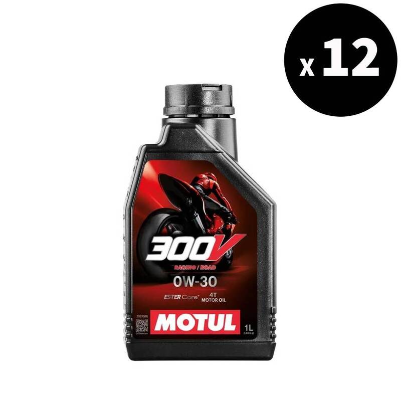 Motorolje 0W30 4T for gateløp 1L X12 [Motul]