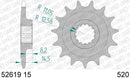 Ducati Monster 937 [AFAM] - Kjedesett 520XHR2 15/43 Superforsterket - Standard tannhjul-2