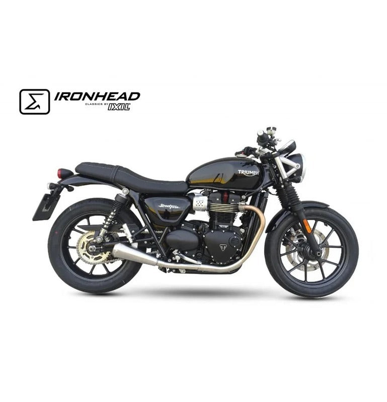 Triumph Street Twin [IXIL] - Slip On Ironhead konisk lyddemper (høyre + venstre)