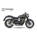 Triumph Street Twin [IXIL] - Slip On Ironhead konisk lyddemper (høyre + venstre)
