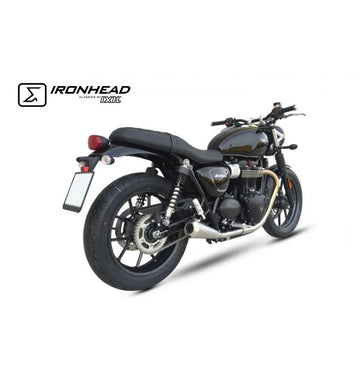 Triumph Street Twin 900 [IXIL] - Slip On Ironhead konisk lyddemper (høyre + venstre)