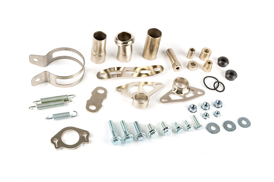 MBK X-Limit Enduro 50 2T AM6 [2004–] - Auspuffanlage hochliegend CNC blau/schwarz
