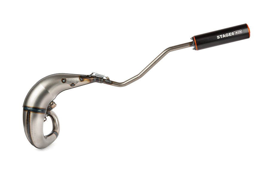 Beta RR-T SM 50 2T - Auspuff Streetrace High Mount links orange schwarz