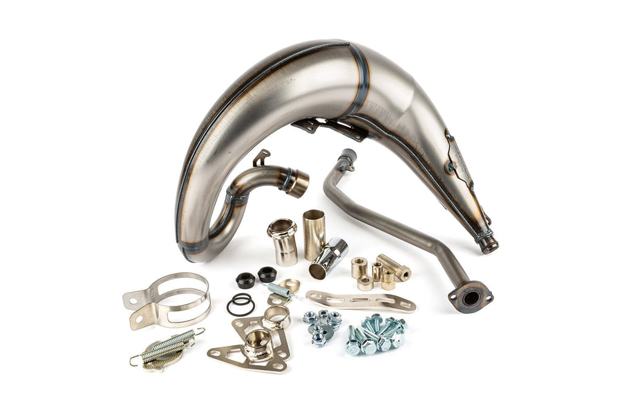 Beta RR Enduro 50 2T - Auspuff Streetrace High Mount links orange
