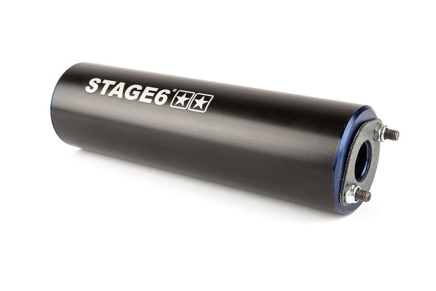 Rieju MRT Pro SM 50 2T - Auspuff Streetrace Blau Schwarz