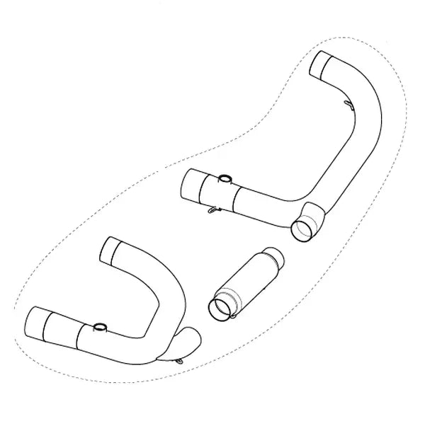 BMW R 12 G [AKRAPOVIC] – manifold