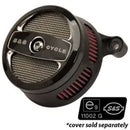Harley-Davidson XL 883 L Sportster SuperLow [2020] - Mini Teardrop Stealth Luftfilter-Kit – Oberfläche: Schwarz – Bild 9