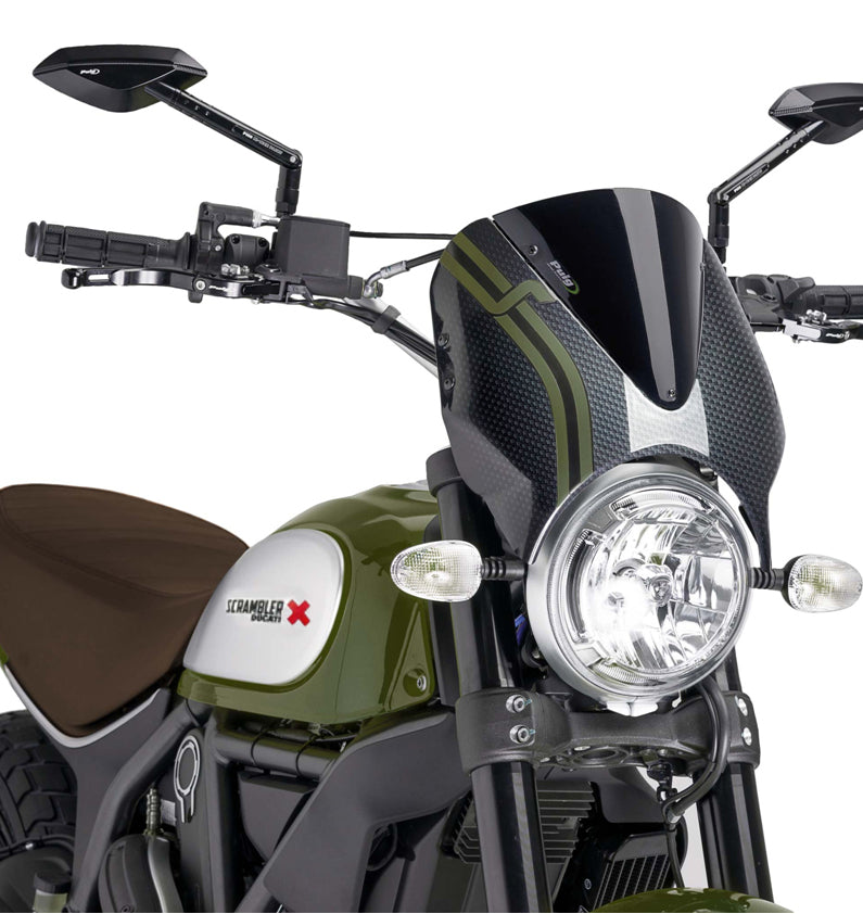 DUCATI SCRAMBLER DESERT SLED [2025] – RetroVision frontrutevisir – sterkt