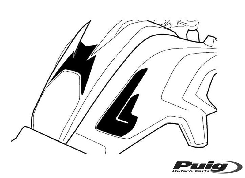 BMW R 1200 GS [2016] – Spesifikk tankbeskyttelse – karbonlook
