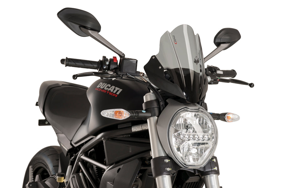 DUCATI MONSTER 821 DARK [2016] – sportsskjerm – gjennomsiktig