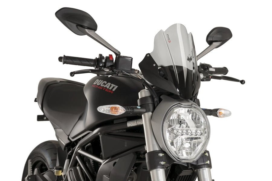DUCATI MONSTER 821 DARK [2016] – sportsskjerm – gjennomsiktig