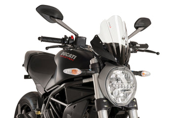 DUCATI MONSTER 821 DARK [2016] – sportsskjerm – gjennomsiktig - 0